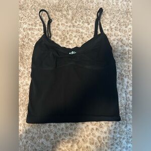 Free People Black Lace Tank Top